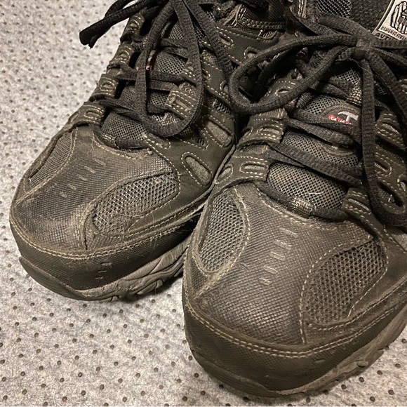 Skechers Steel Toe Cankton ST Work Relaxed Fit Sneakers - Men’s 9 w/ Insoles - Picture 3 of 15